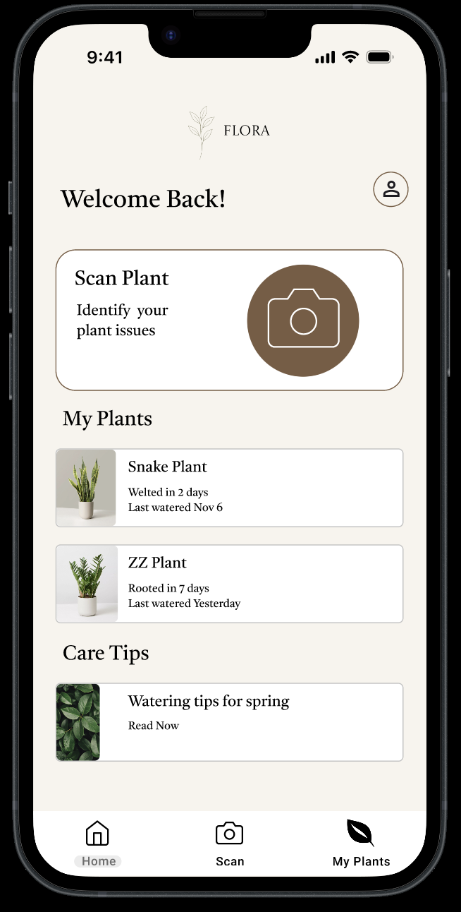 Flora Home Page